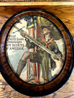 Original WWI Recruitment Poster Boy Scouts BE PREPARED in Period WW1 Frame / BSA