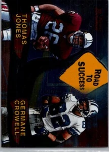 2000 Bowman #R4 Thomas Jones / Germane Crowell Road to Success - Picture 1 of 2