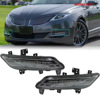 Conjunto de par de luces antiniebla LED delanteras aptas para Lincoln MKZ 2013-2016 izquierda+derecha Foto 1 de 4