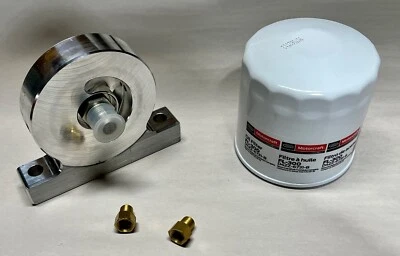 Juego de adaptadores de filtro de aceite giratorios sin desorden para tractor Ford 9N 2N 8N con filtro Foto 1 de 4