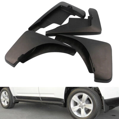 Juego de 4 protectores contra salpicaduras moldeados delanteros y traseros guardabarros para Jeep Compass 2011-2016 Foto 1 de 4