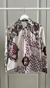 ETRO Milano Womens Multicolor Floral Shirt - Picture 1 of 8