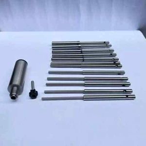 SIOUX Top .385" Valve Seat Grinding Pilots Set Of 12 pcs With Holder + DRIVER - Picture 1 of 11