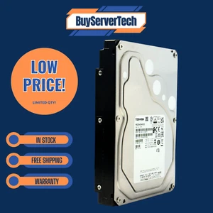 Toshiba MG08ADA400E 4TB 7200RPM 3.5" SATA 6Gb/s HDD 256MB 0HRS 512e Enterprise - Picture 1 of 4