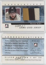 2009-10 ITG Superlative Volume 2 Game-Used Jersey Silver /30 Nazem Kadri #GUJ-31