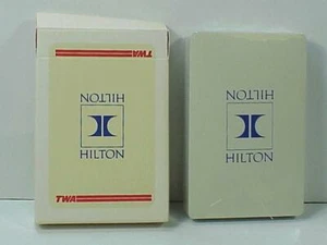 Playing Cards Hilton / TWA Airlines - bx2 - Picture 1 of 1