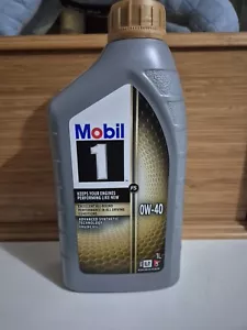 ENGINE OIL MOBIL 1 0W40 API CF SJ SL SM SN ACEA A3 B3 B4 FIAT 9.55535 M2 MB 2 - Picture 1 of 3