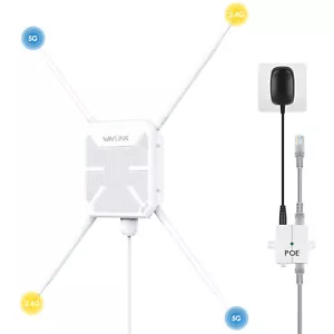 Wavlink AC1200 Dual Band WiFi 5 Outdoor WiFi Extender AERIAL HD8S Access Point - Picture 1 of 13