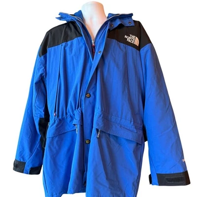 Лыжная куртка мужская The North Face Blue Black Gore-Tex Mountain Light средняя - Изображение 1 из 4