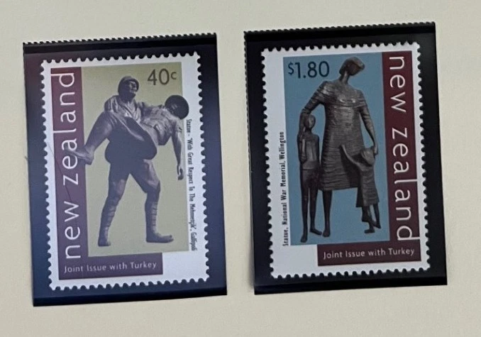 Nueva Zelanda Scott 1490-1491 MNH 1998 Gallipoli Turquía Edición Conjunta Juego Completo Foto 1 de 1