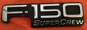 2001 2002 2003 FORD SUPER CREW F150 PICKUP TRUCK EMBLEM BADGE YL3Z-8442528-AA - Picture 1 of 11