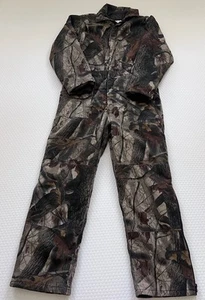 Liberty Camouflage Hunting Coveralls Mens Medium Reg 38-40 Zip Pockets Vintage - Picture 1 of 7