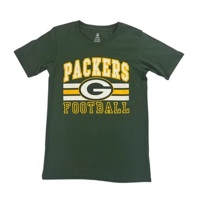 Camiseta manga corta con logotipo a rayas primarias de los Green Bay Packers de la NFL, L (12/14) Foto 1 de 4