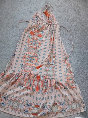 sexy  Backless   Dress In Multiple Colours  Tassel drawstring to do up back  - Image 1 of 4