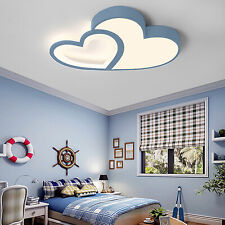 New ListingRemote Control Ceiling Light Fixture Kids Room Flush Mount Light Heart Shape Lam