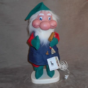 Vintage Santakins Grubby Santa Christmas Elf 20" Animated Motionette Works - Picture 1 of 12