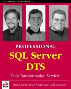 Professional SQL Server 2000 DTS (Data Transformation Service) - VERY GOOD