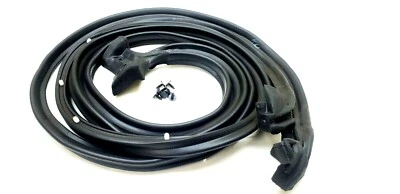 Door Weatherstrip Rubber Seal Rear 1965 1966 Impala 4 Door Hardtop Bonneville - image 1 of 4