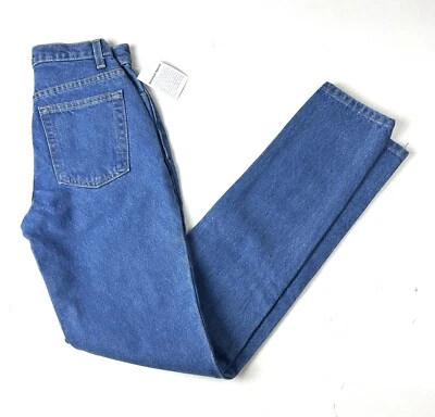 Jean American Apparel The High Waisted 100 % algodón lavado medio denim talla 24 Foto 1 de 4