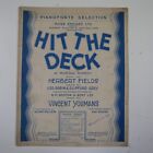 piano selection HIT THE DECK vincent youmans c 1927
