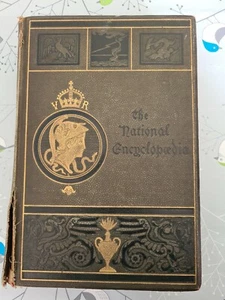 National Encyclopaedia Volume XIII -Vintage Antique Reference Hb Book Spr-tri - Picture 1 of 12