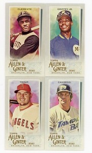 2020 Topps Allen & Ginter BASE & SP MINI CARDS #1-350 - PICK FROM LOT