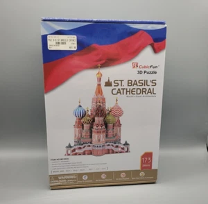 CubicFun 3D Puzzle St Basil's Cathedral Russia 173 pcs NEW Sealed 23" Tall - Picture 1 of 4
