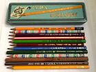 12 Hard-To-Find Vintage Lyra Pencils: Orlow, Lyrato, Corona, Rembrandt, Pike,Etc