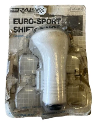Nuevo de Lote Antiguo Rally Sports Blanco Universal 4 Velocidades Transmisión Manual Perilla de Cambio #4627 Foto 1 de 4