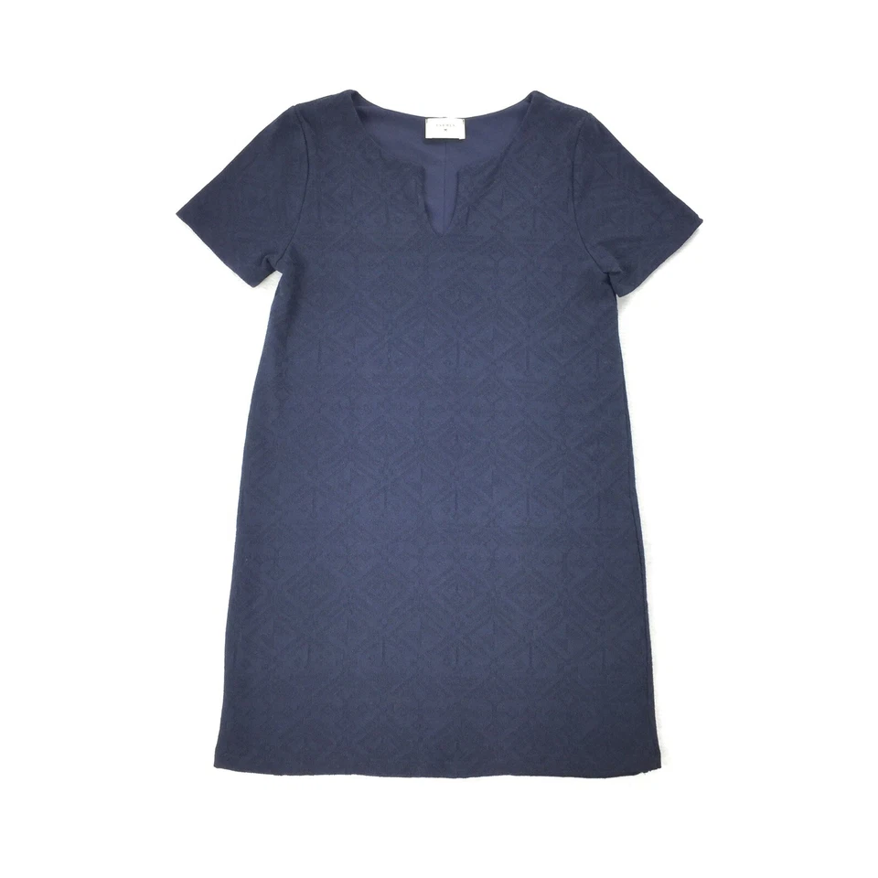 Vestido Vaina Everly Talla Mediana Para Mujer Azul Marino Oscuro Manga Corta Informal Elegante Foto 1 de 4