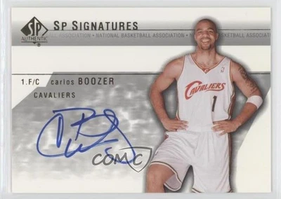 2003-04 SP Auténtico SP Signatures Carlos Boozer #CO-A Automático Foto 1 de 2