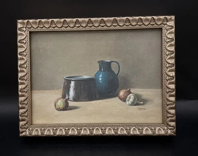 Mesa bodegón 6"x8" enmarcada (sin vidrio)-Hearth & Hand™ con magnolia Foto 1 de 4