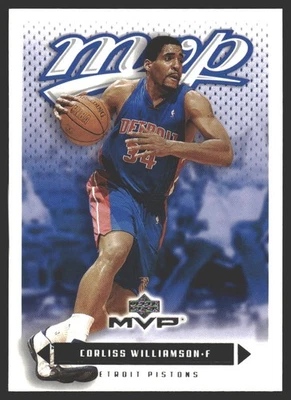 Corliss Williamson #44 2003-04 cubierta superior MVP Detroit Pistons Foto 1 de 2
