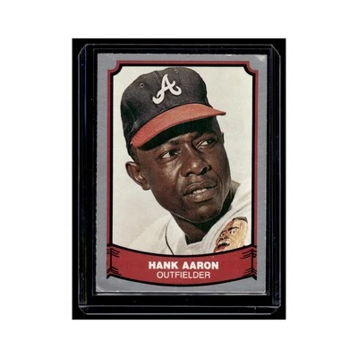 Tarjeta de béisbol Hank Aaron 1988 Pacific Legends #1 Atlanta Braves casi nueva Foto 1 de 3