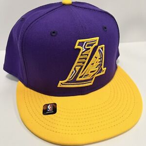 7 1/2 Los Angeles Lakers New Era 59fifty Fitted Purple - Yellow Hat