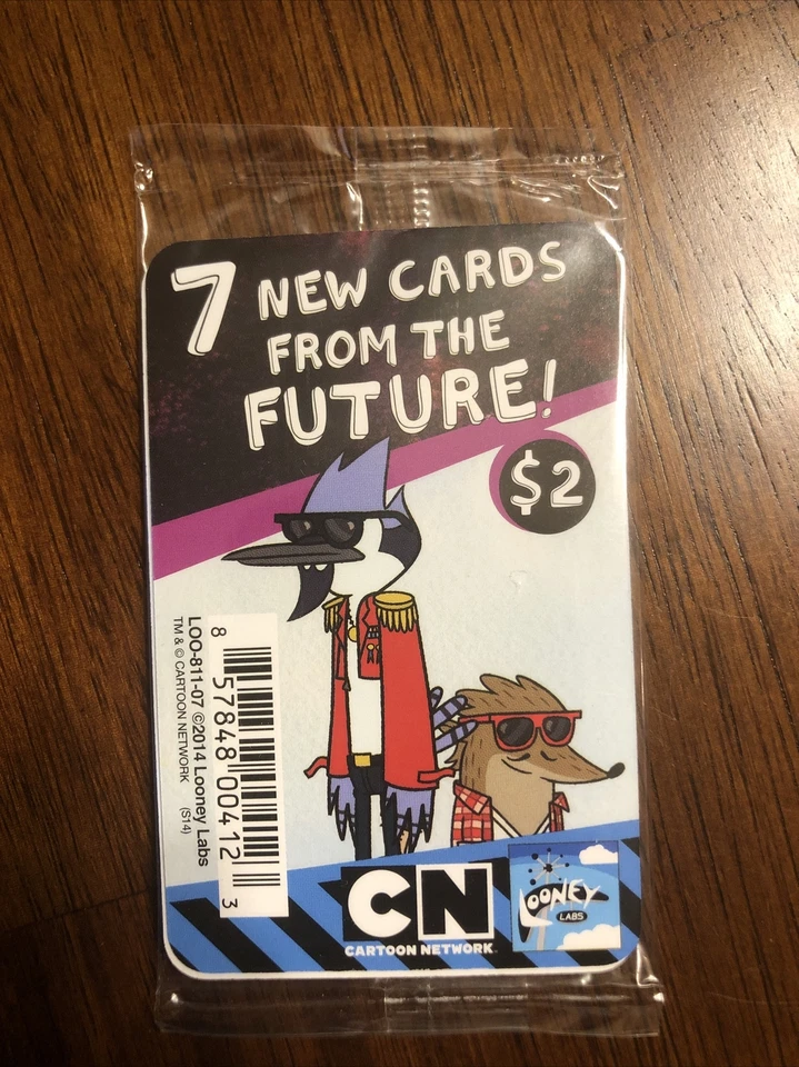 Looney Labs Regular Show Fluxx - 7 Cards From The Future Zip SW
