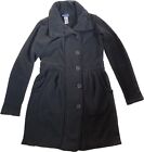 Patagonia Womens Size Small  Sweater Button Up Coat Black Some Pilling Sm Hole
