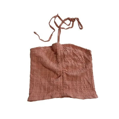 Vintage Havana Ruched Scrunch Halter Top in Desert Flower - Imagem 1 de 3