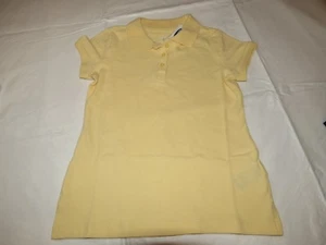 Old Navy girls youth short sleeve polo shirt S 6-7 Yellow School Uniform 301098 - Picture 1 of 3