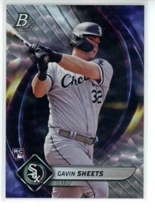 2022 Bowman Platinum Ice Foil Gavin Sheets RC #37 Chicago White Sox - Picture 1 of 2