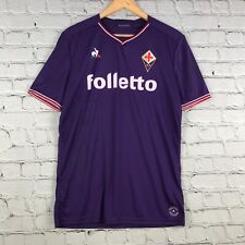 ACF Fiorentina Club Soccer Football Men's T Tee Shirt Handmade Team Sports  white