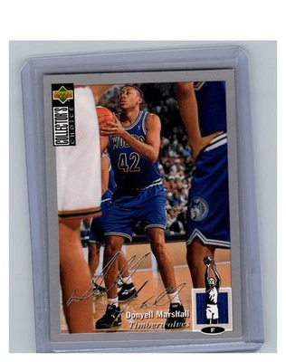 Collector's Choice #313 Donyell Marshall Silver Signature 1994-95 Foto 1 de 2
