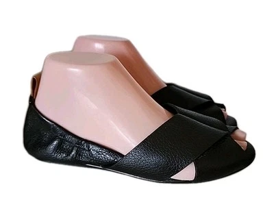 Mercedes Castillo Amaia Marrón Guijarro Cuero Puntera Abierta Verano Planos Talla 7 M Foto 1 de 4