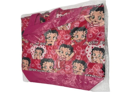 Betty Boop Bolso de Mano Conjunto de Monedas Dama Rosa Cartera de Hombro Llevar Todo Bolso de Viaje Foto 1 de 4