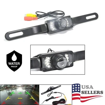 FORPIONEER Rear View Camera Backup License for PIONEER Car Radio Night Vision Waterproof