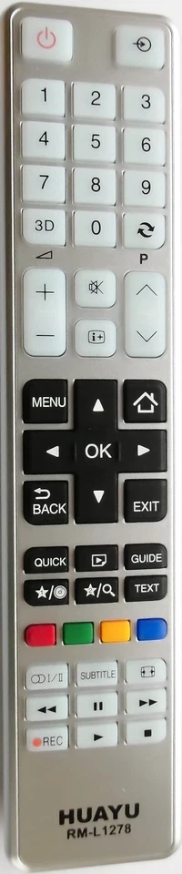 ERSATZ FERNBEDIENUNG PASSEND FÜR TOSHIBA TV CT-8040 CT8040 LCD LED 3D NEU!