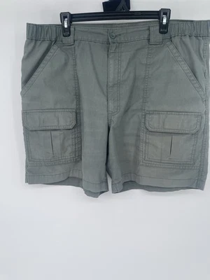 Pantalones Cortos de Carga Savane 40 Para Hombre Verde Bálsamo Senderismo Aire Libre Cintura Elástica Gorpcore Foto 1 de 4