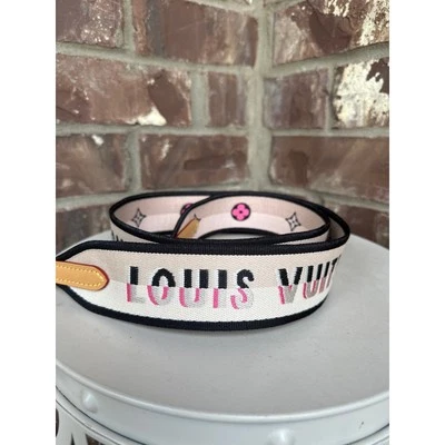 Correa de hombro ancha con logotipo Louis Vuitton Jacquard Foto 1 de 3