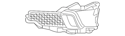Genuine Acura Grille 71107-TZ5-A30 - Image 1 of 2