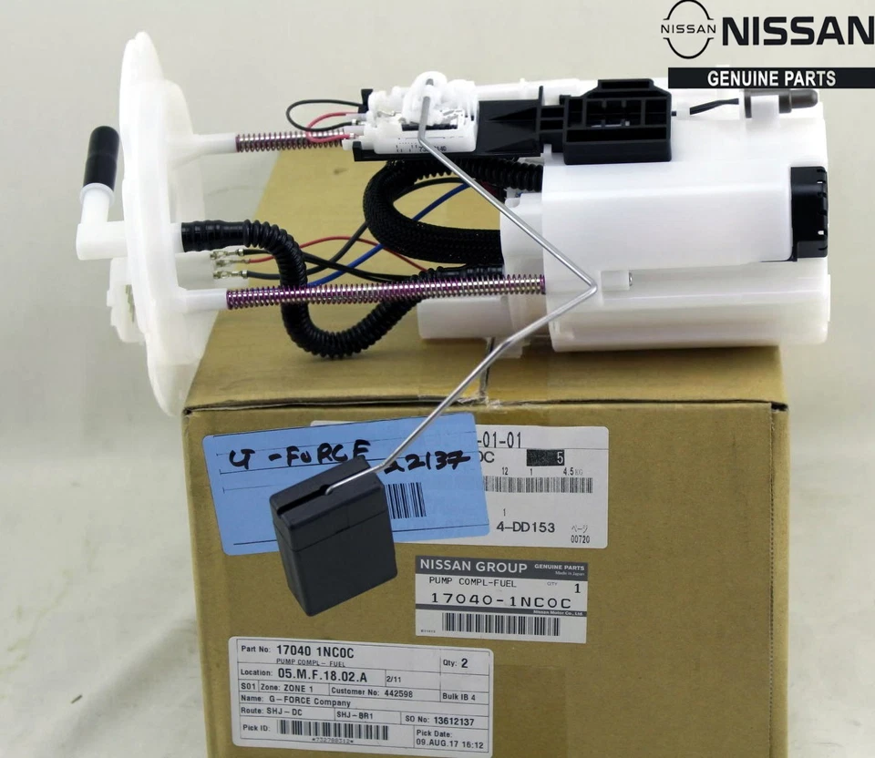 Conjunto de bomba de combustible Nissan 17040-1NC0C OEM 170401NC0C unidad de módulo original en tanque NUEVO Foto 1 de 1